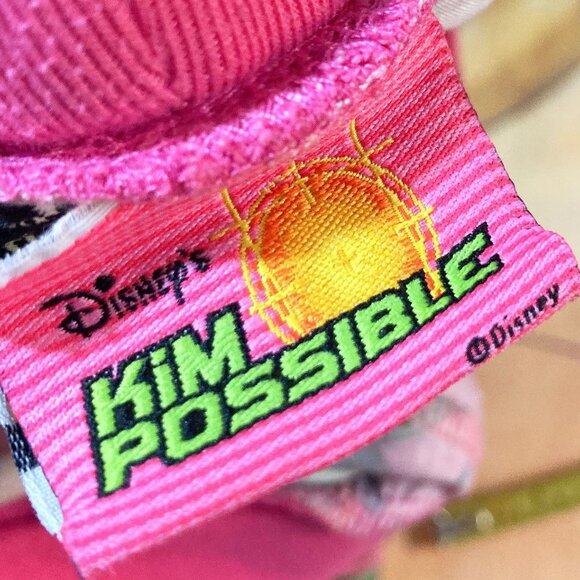 GIRL'S KIM POSSIBLE PAJAMA PANTS Y2K 2000's GIRL'S SIZE 6/6X BOTTOMS FABRIC DIY - Picture 4 of 5